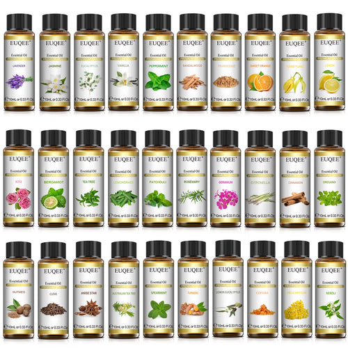 10Ml Pure Natural Essential Oil Lavender Jasmine Eucalyptus Vanilla Sandalwood Sweet Orange Lemon Oregano Neroli Fragrance