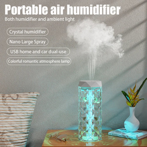 400ML Essential Oil Humidifier – USB Powered with RGB Ambient Glow
